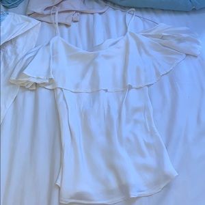 White silk soho top